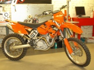 KTM 450 SX 2004. Afrer complete rebuild.