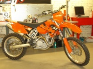 KTM 450 SX 2004. Afrer complete rebuild.